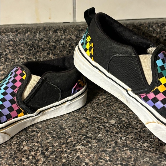 Vans Asher Super Colourful Slip On Shoes Size 12 Missy Super Cool Skate Shoes - Picture 8 of 11